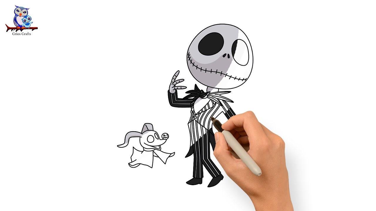 9 Iconic Jack Skellington Coloring Page from Nightmare Before Christmas ·  Craftwhack