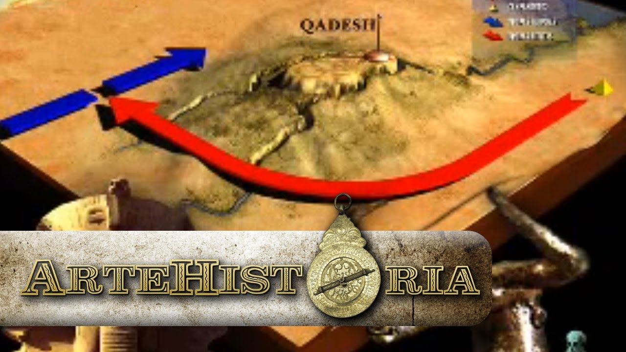 'Video thumbnail for Batalla de Qadesh entre Ramsés II (Egipto) y Muwatalli (Hatti).'
