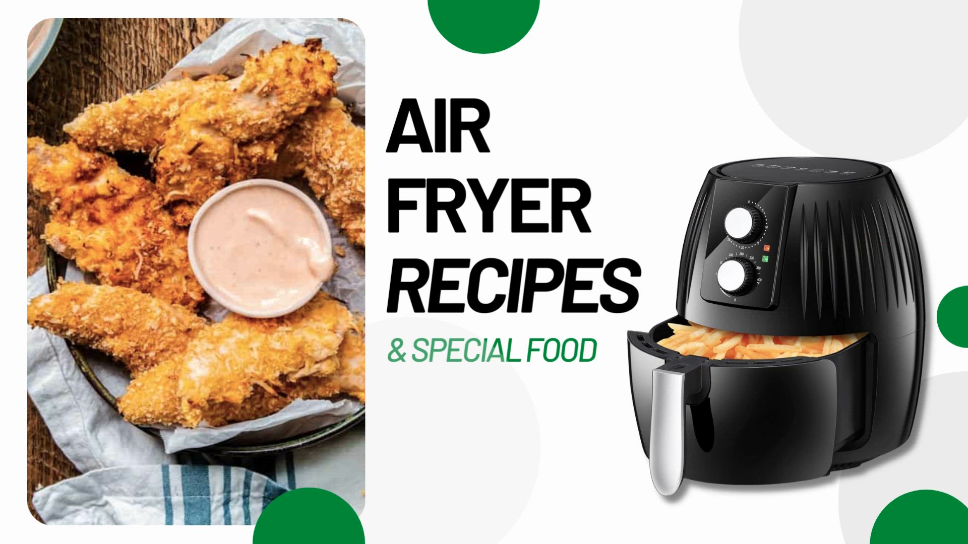 'Video thumbnail for Air Fryer Recipe - Coconut Chicken Tenders'