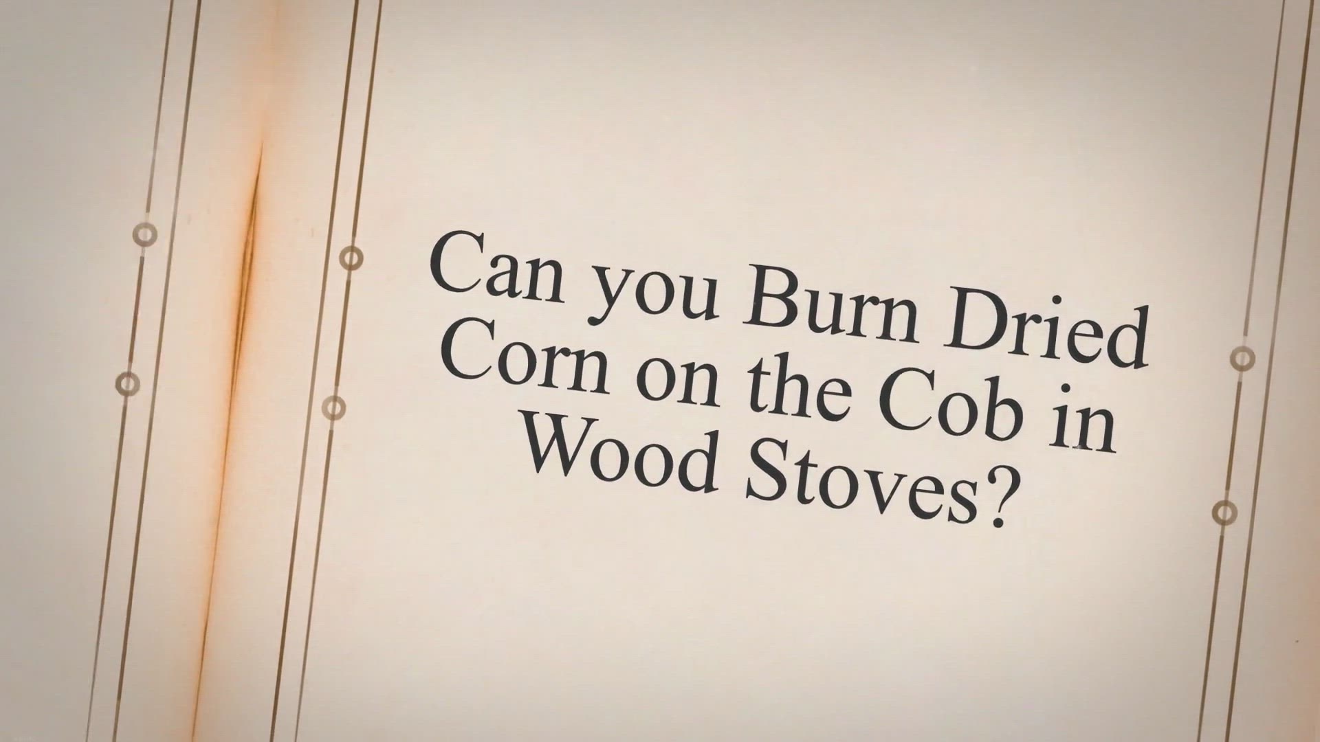Can you Burn Dried Corn on the Cob in Wood Stoves? - Bright Hub