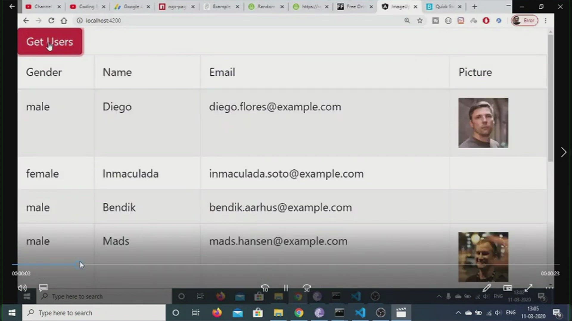 Video thumbnail for Angular 9 Pagination Example Using ngx-pagination Module and Bootstrap