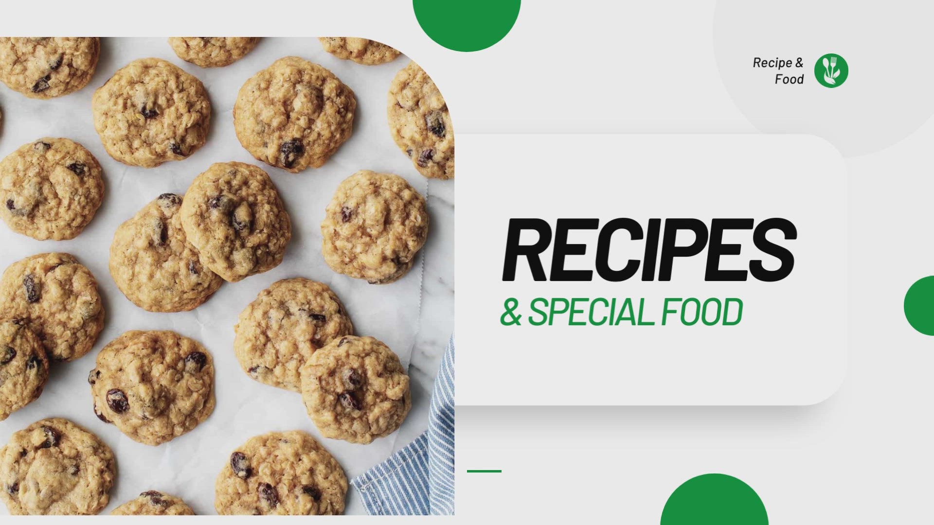 'Video thumbnail for Oatmeal Cookies Recipes'