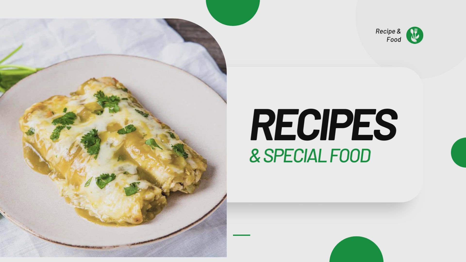 'Video thumbnail for Chicken Green Enchiladas Recipes'