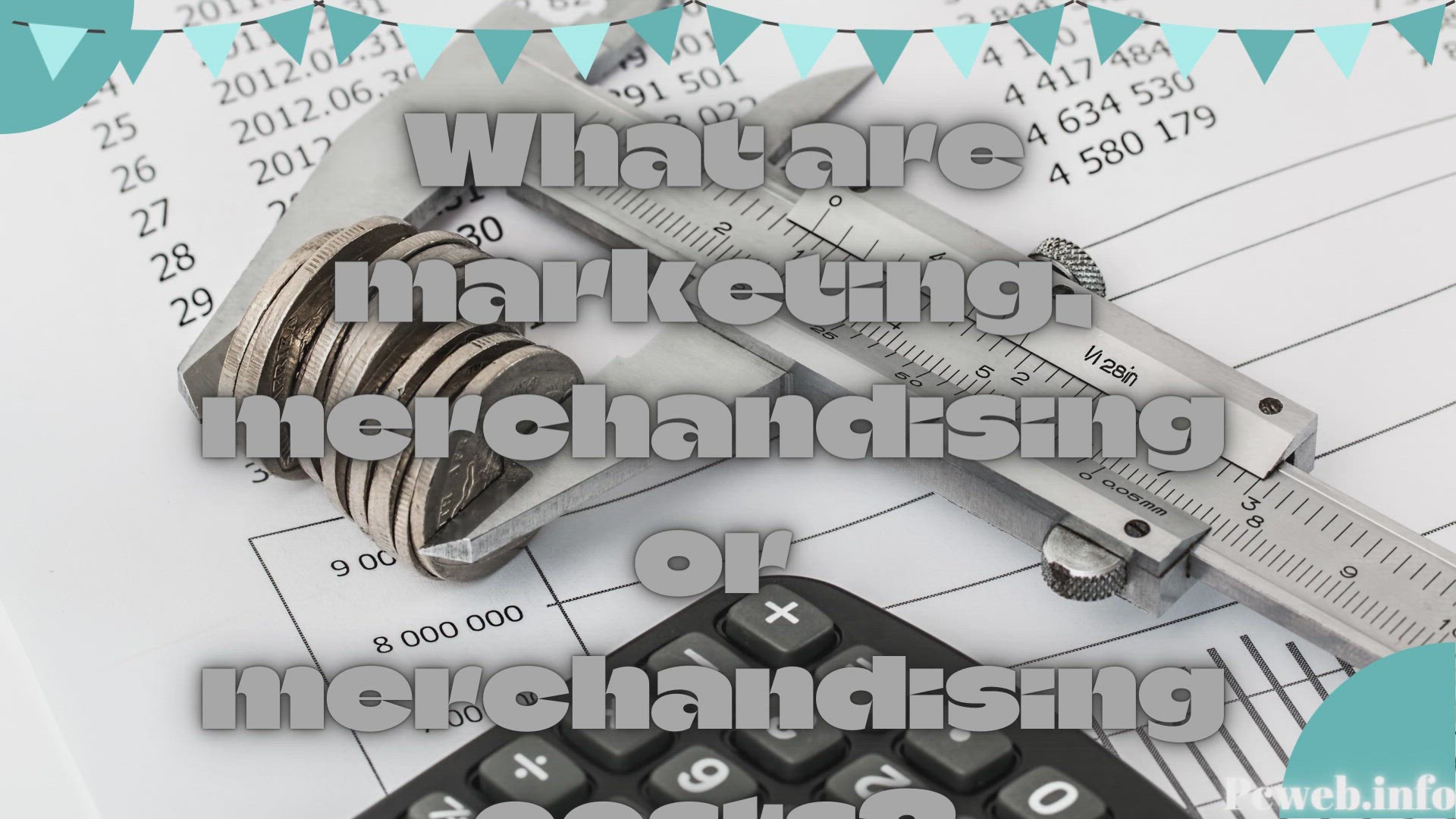 Video thumbnail for What are marketing, merchandising or merchandising costs