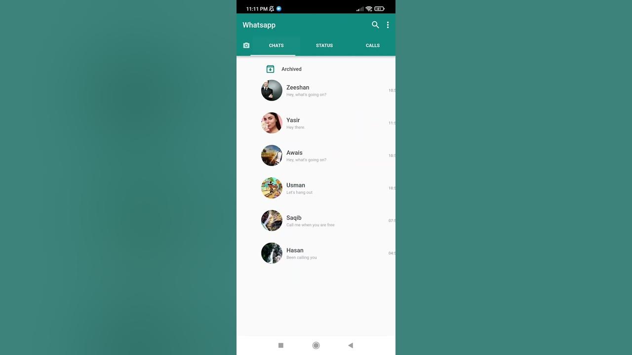 'Video thumbnail for WhatsApp Chat UI Clone In Flutter | Source Code Link In Description'