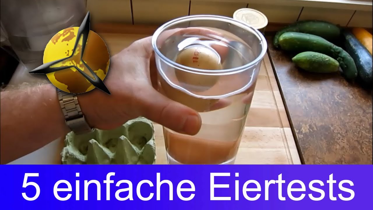 'Video thumbnail for 5 Eiertests: Gute & schlechte Eier selbst testen'