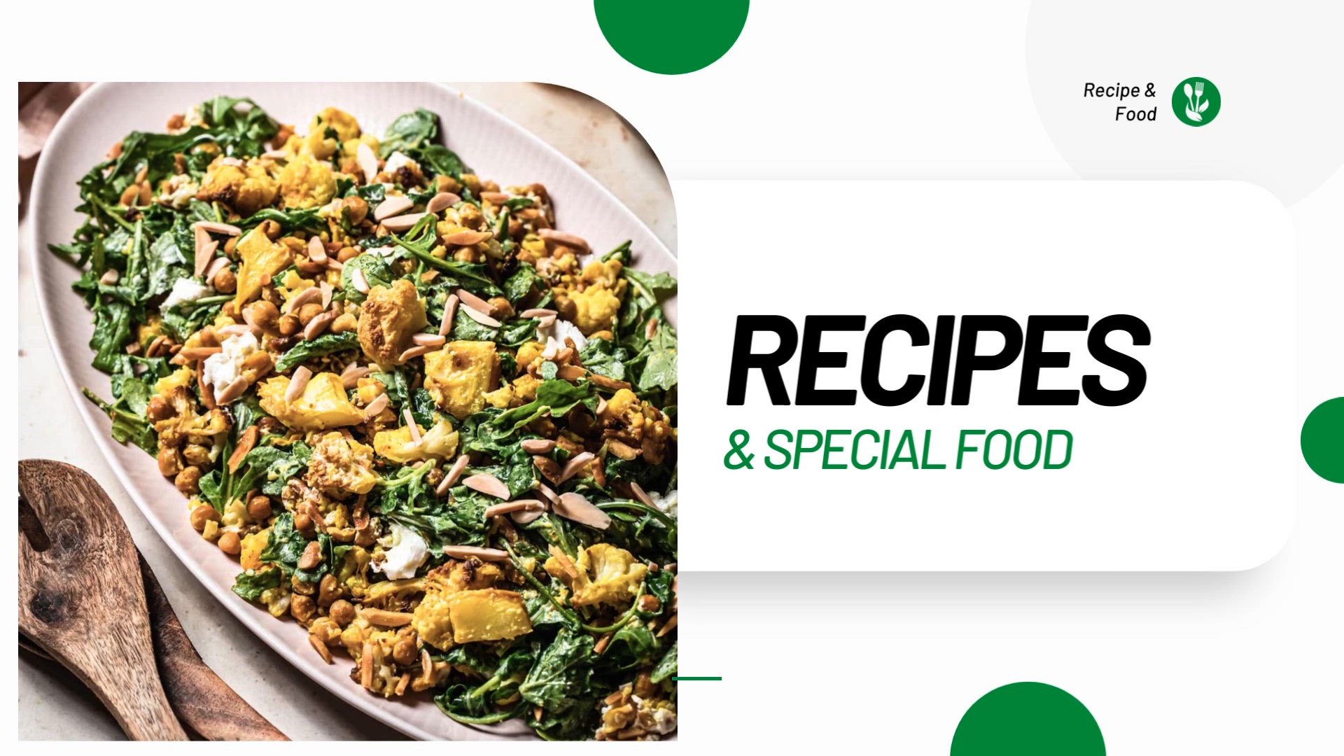 'Video thumbnail for Healthy Recipe - Roasted cauliflower and chickpea salad with lemon dressing'