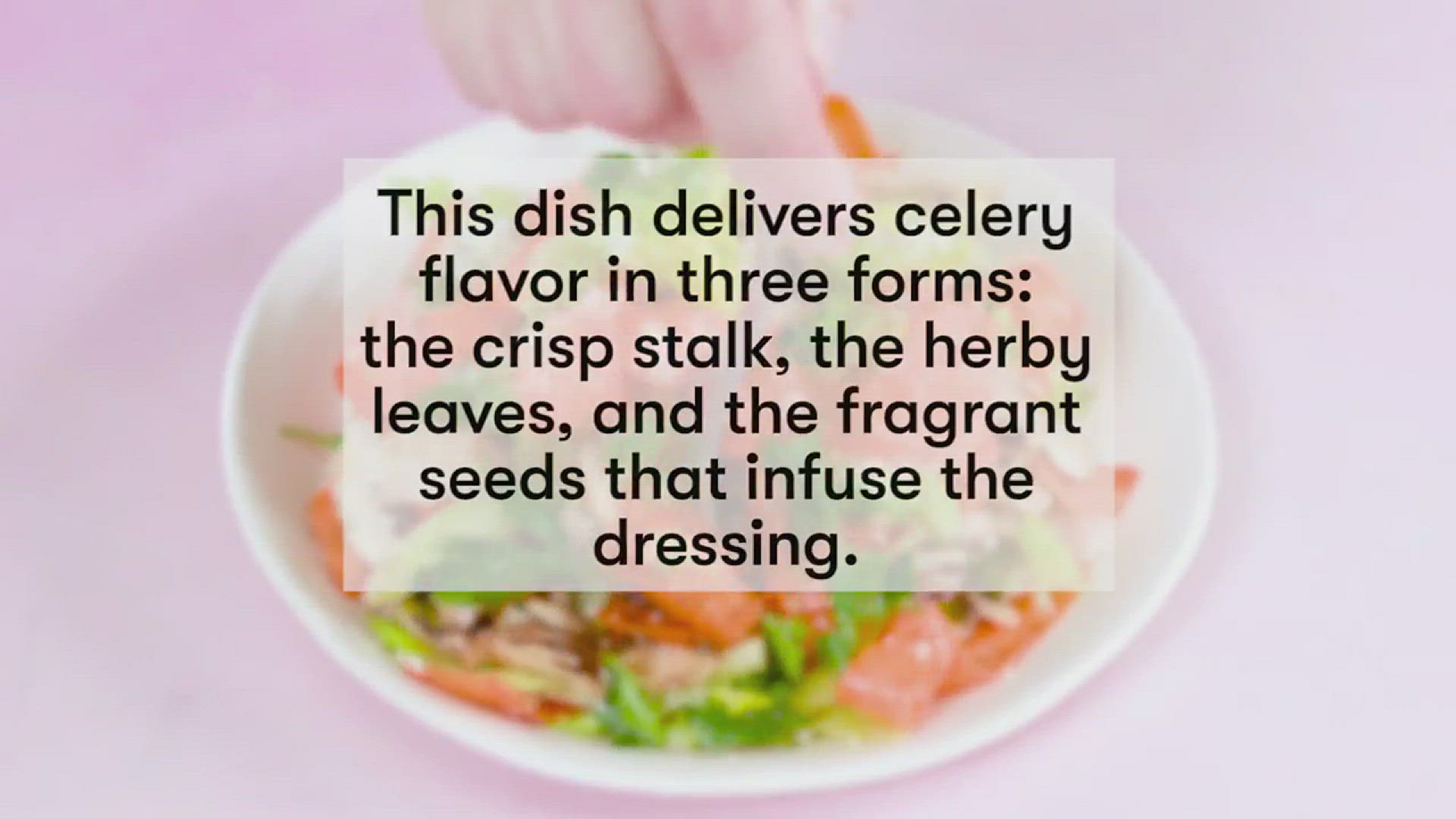 'Video thumbnail for Celery Salad with Celery Seed Vinaigrette'