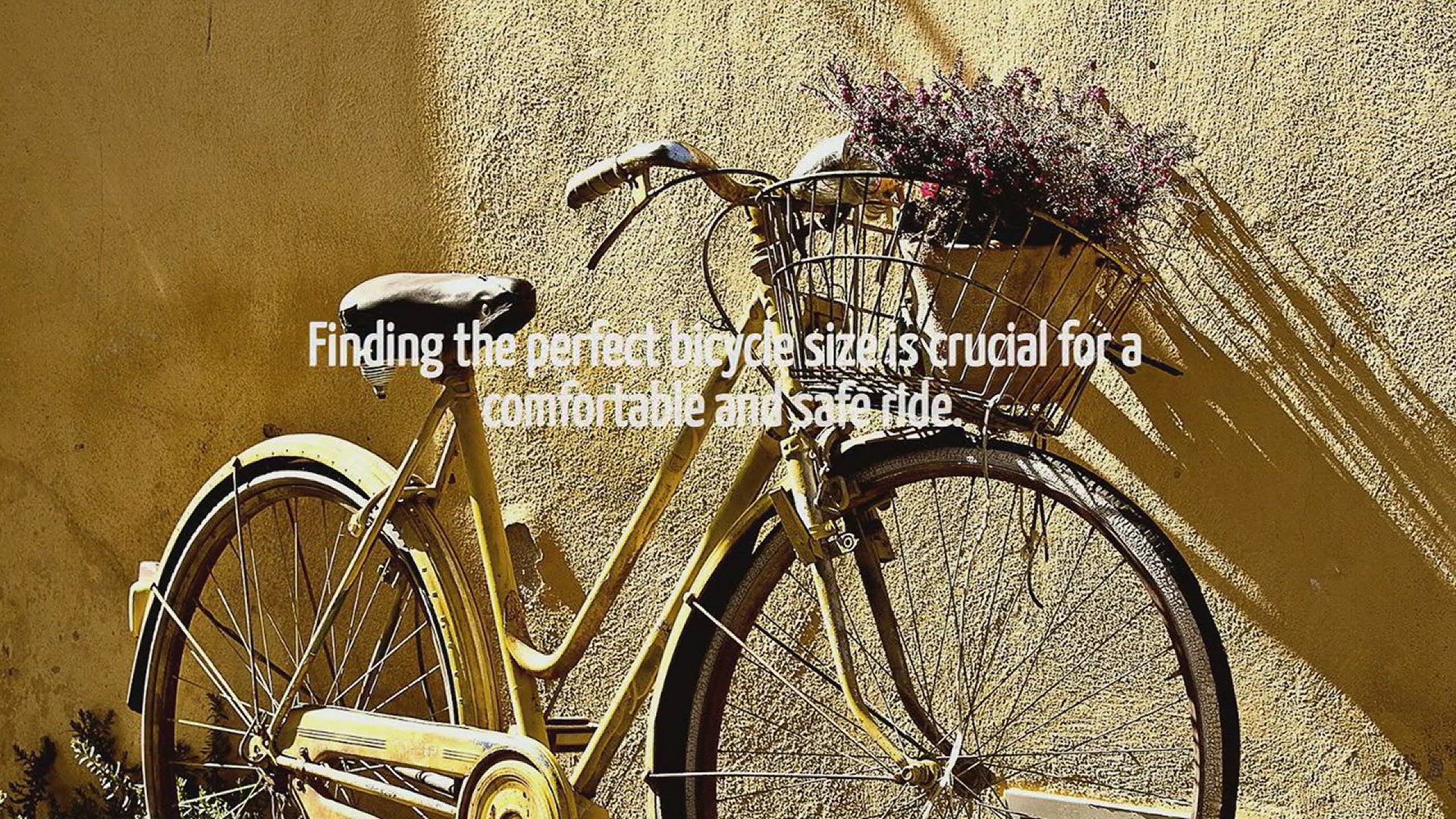 Video thumbnail for How To Determine Bicycle Size