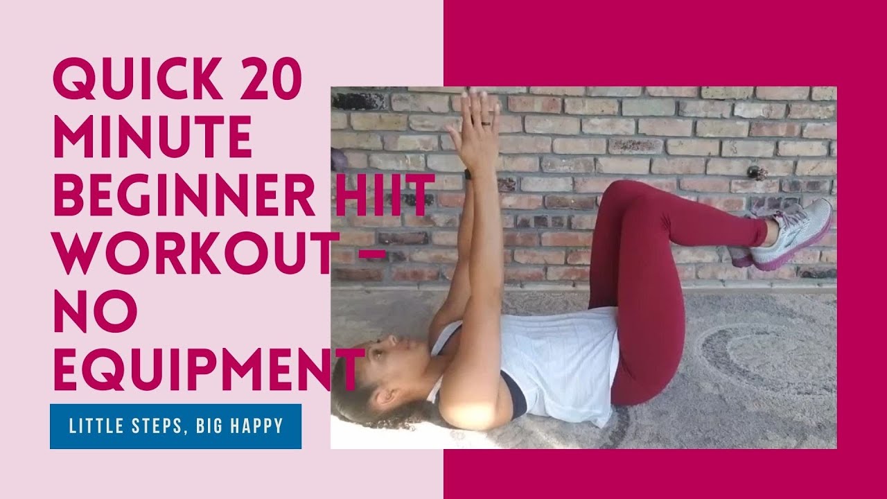 'Video thumbnail for Quick 20 Minute Beginner HIIT Workout – No Equipment'