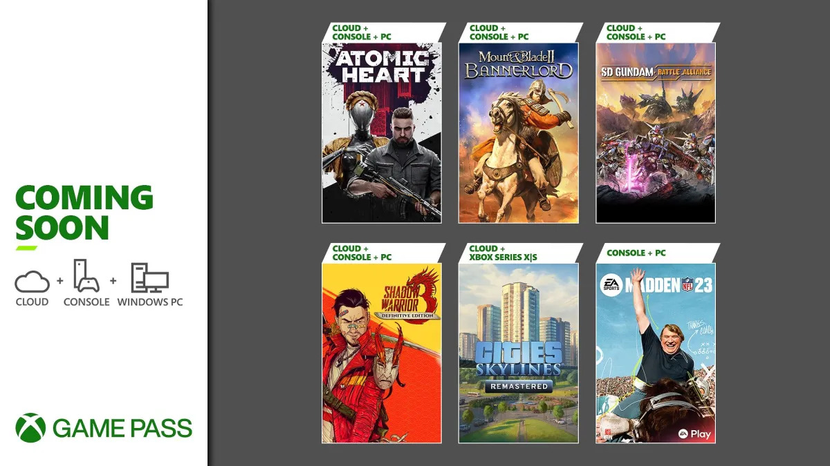 'Video thumbnail for Madden NFL 23, Atomic Heart, Mount & Blade II, and more coming soon to Xbox Game Pass'