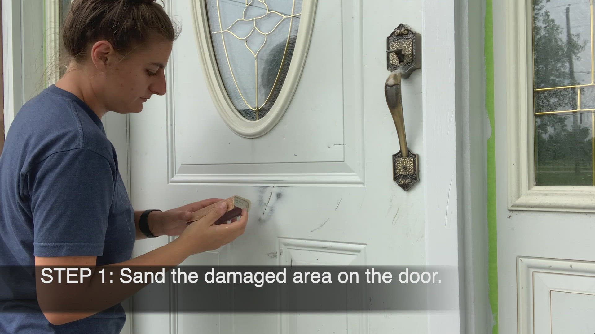 'Video thumbnail for How To Repair A Metal Front Door'