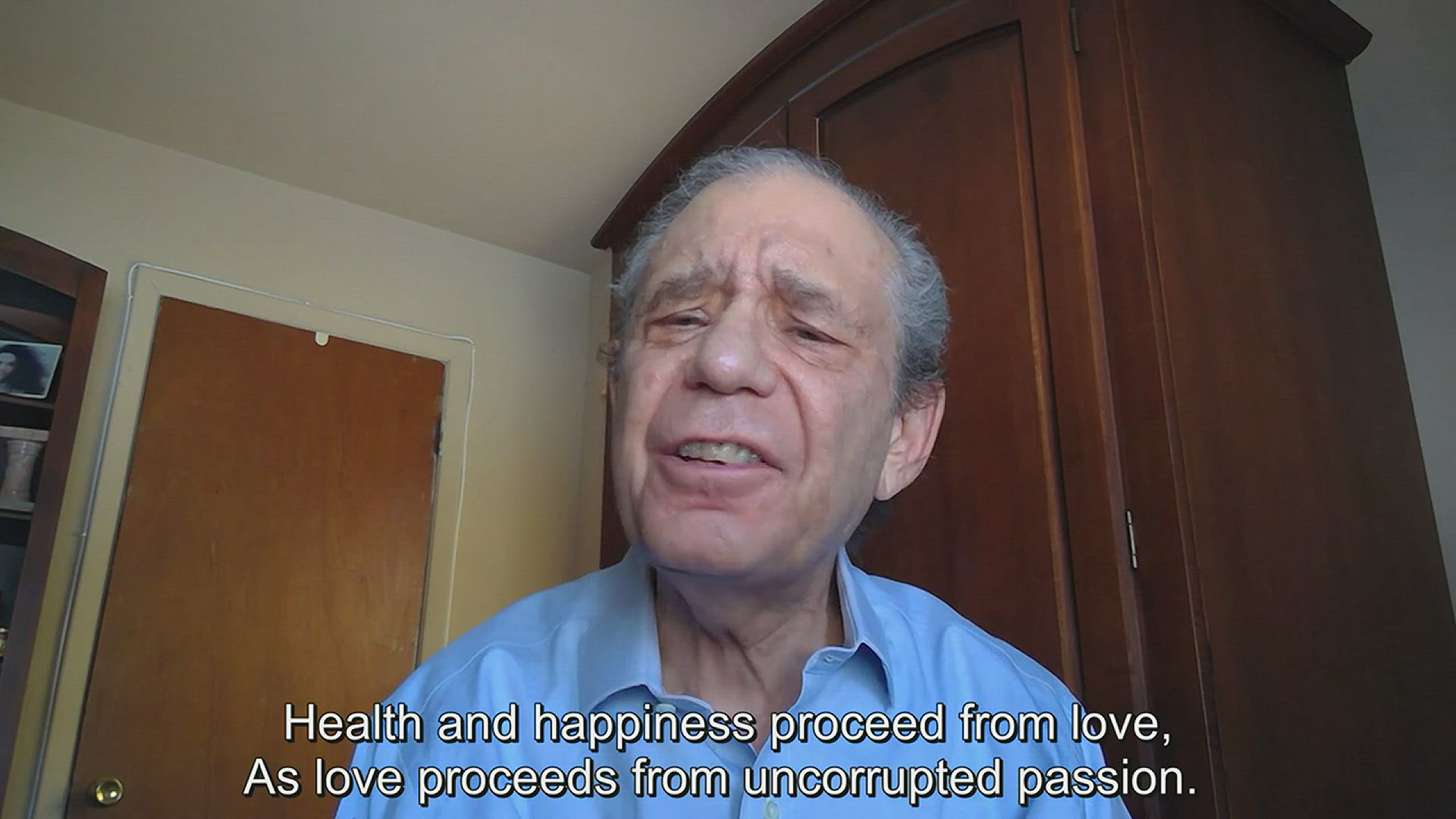 Video thumbnail for Health and Happiness Proceed from Love