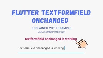 'Video thumbnail for Flutter Tutorial: Flutter Textformfield OnChanged'