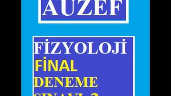 'Video thumbnail for Fizyoloji Final Deneme Sınavı -2'