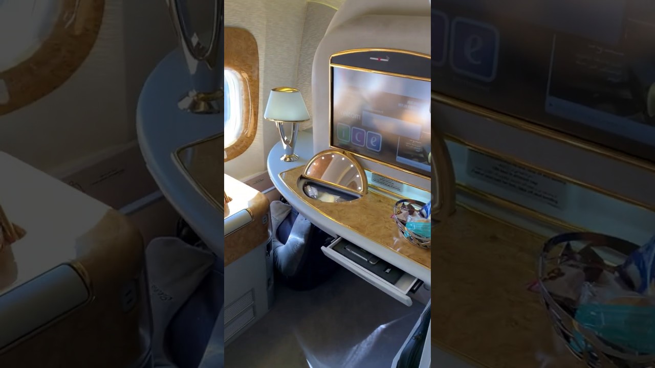 'Video thumbnail for Emirates EK417 First Class Boeing 777-300ER Sydney to Dubai'