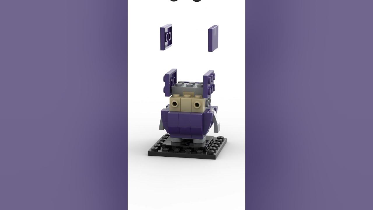 Video thumbnail for Boo from Monsters Inc. 1st out of 4 from the LEGO Disney Monsters Inc BrickHeadz MOCs