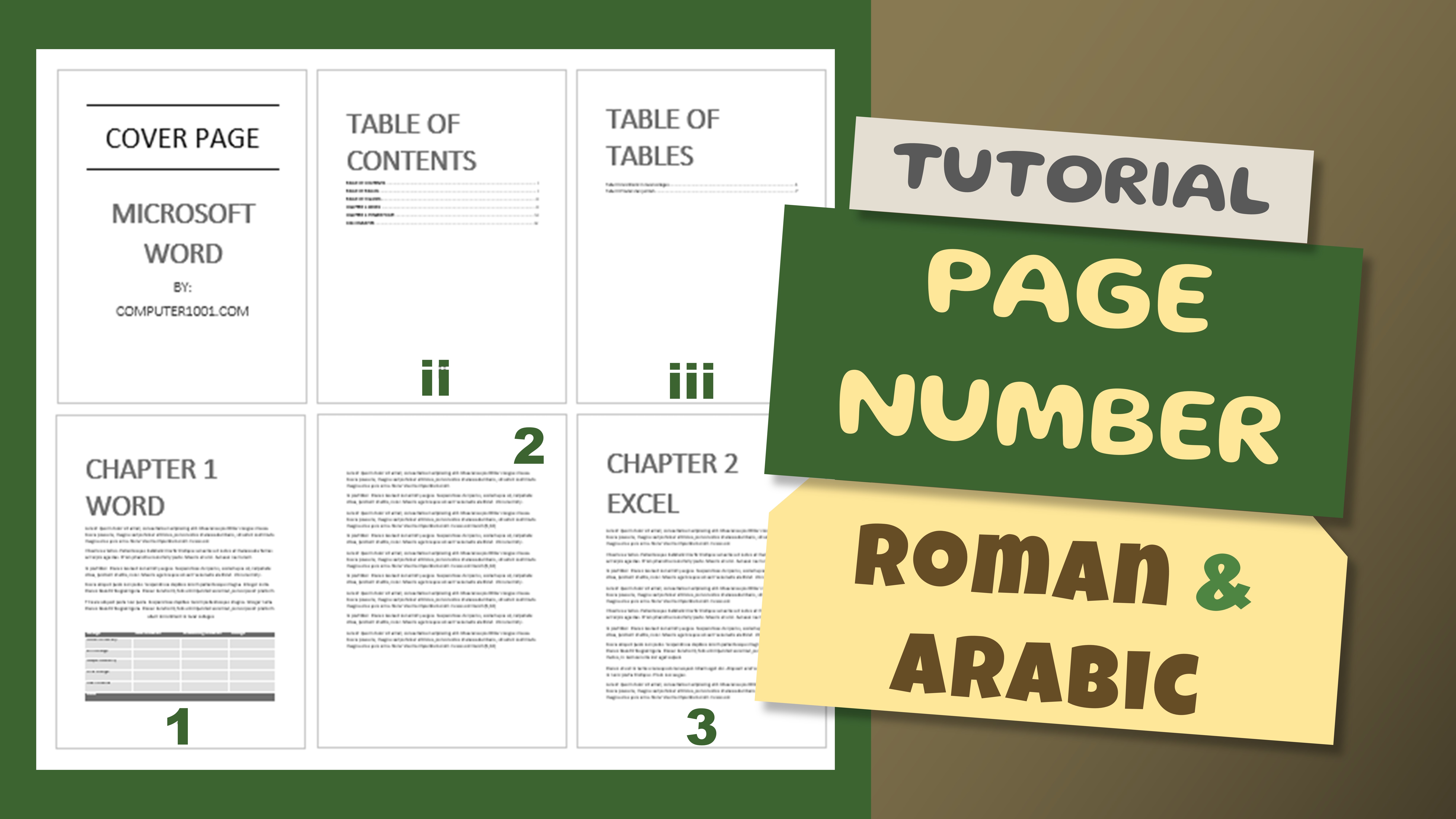 'Video thumbnail for How to Insert Roman Numerals & Page Numbers in Word ( Thesis / Dissertation / Book)'