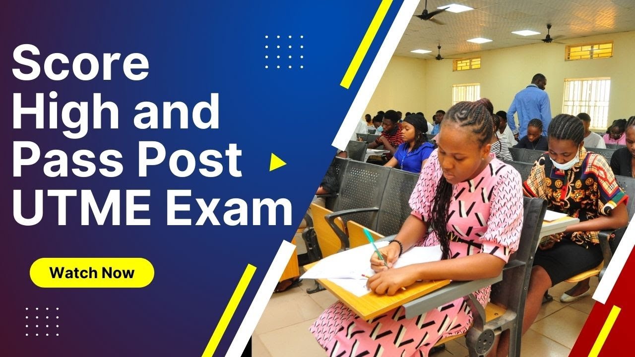 Video thumbnail for How to Pass Post UTME Exam Easily