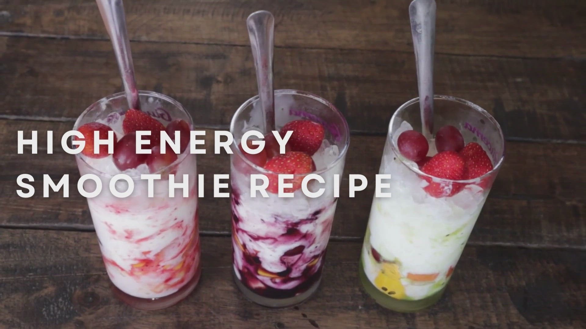 'Video thumbnail for High Energy Smoothie Recipe'