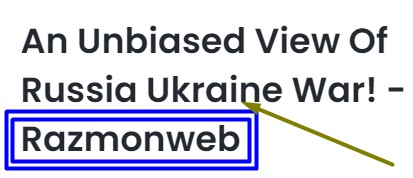 'Video thumbnail for Russia Ukraine War Update News - razmonweb'