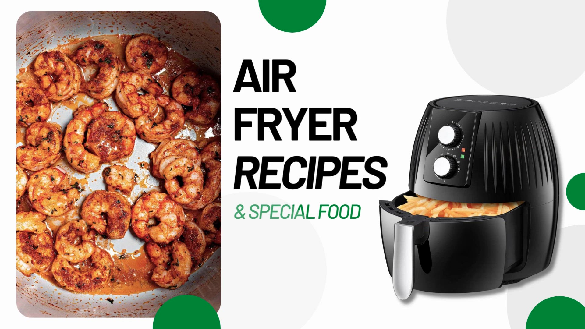 'Video thumbnail for Air Fryer Recipe - Cajun Shrimps'