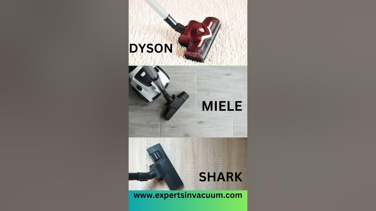 'Video thumbnail for Dyson vs Miele vs Shark Vacuum Comparison #short'