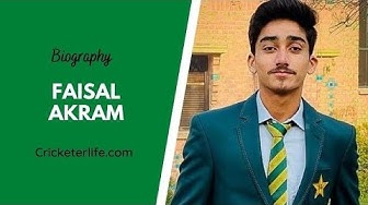 Video thumbnail for Faisal Akram Pakistan Under-19 cricketer bowling, biography, age, height, wife, family, etc.