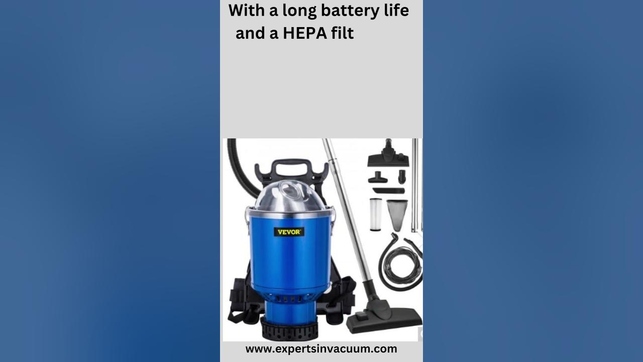 'Video thumbnail for Best Backpack Vacuum Cleaner for Commercial Use #short'