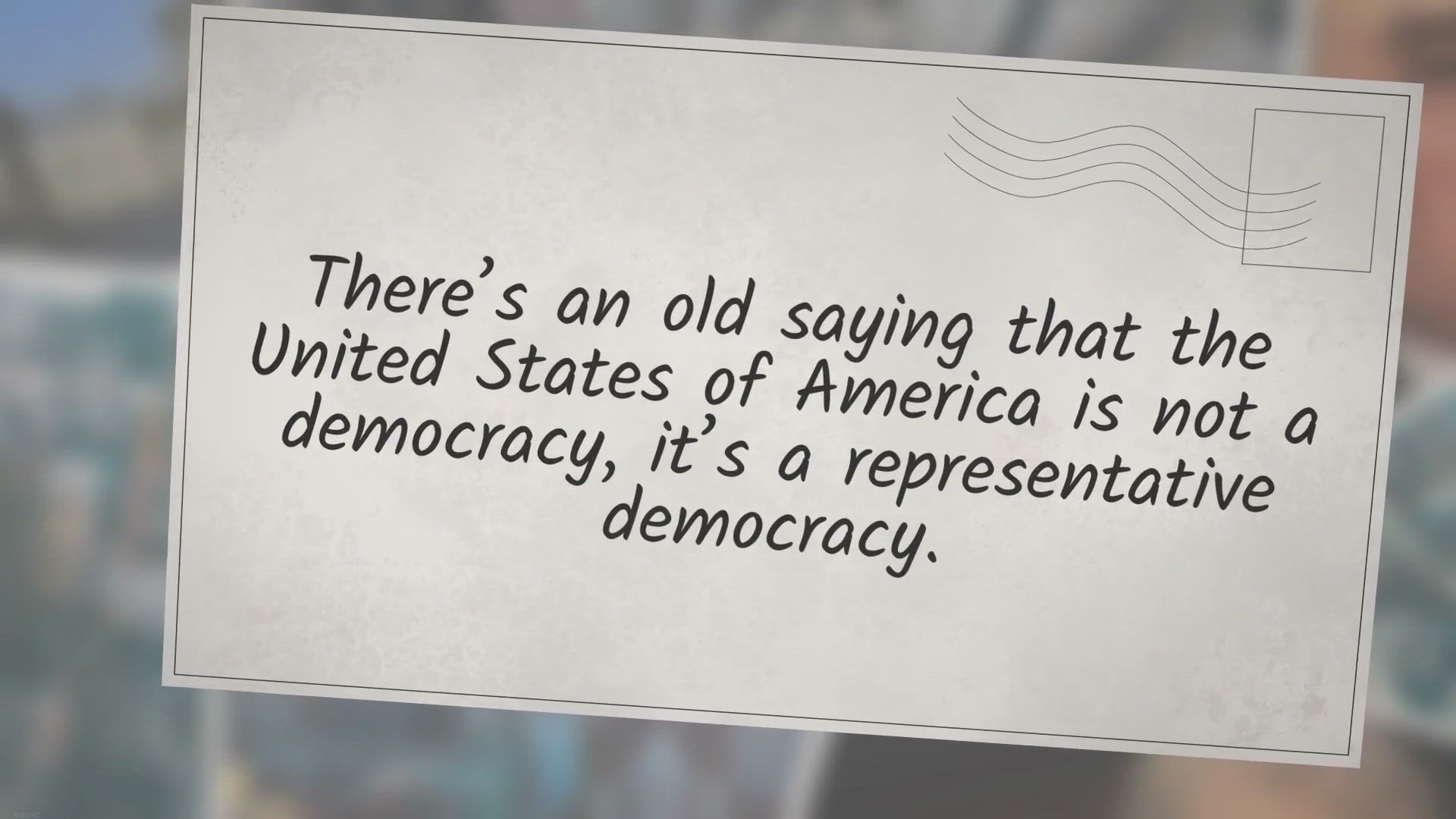 'Video thumbnail for Is The United States A Democracy?'