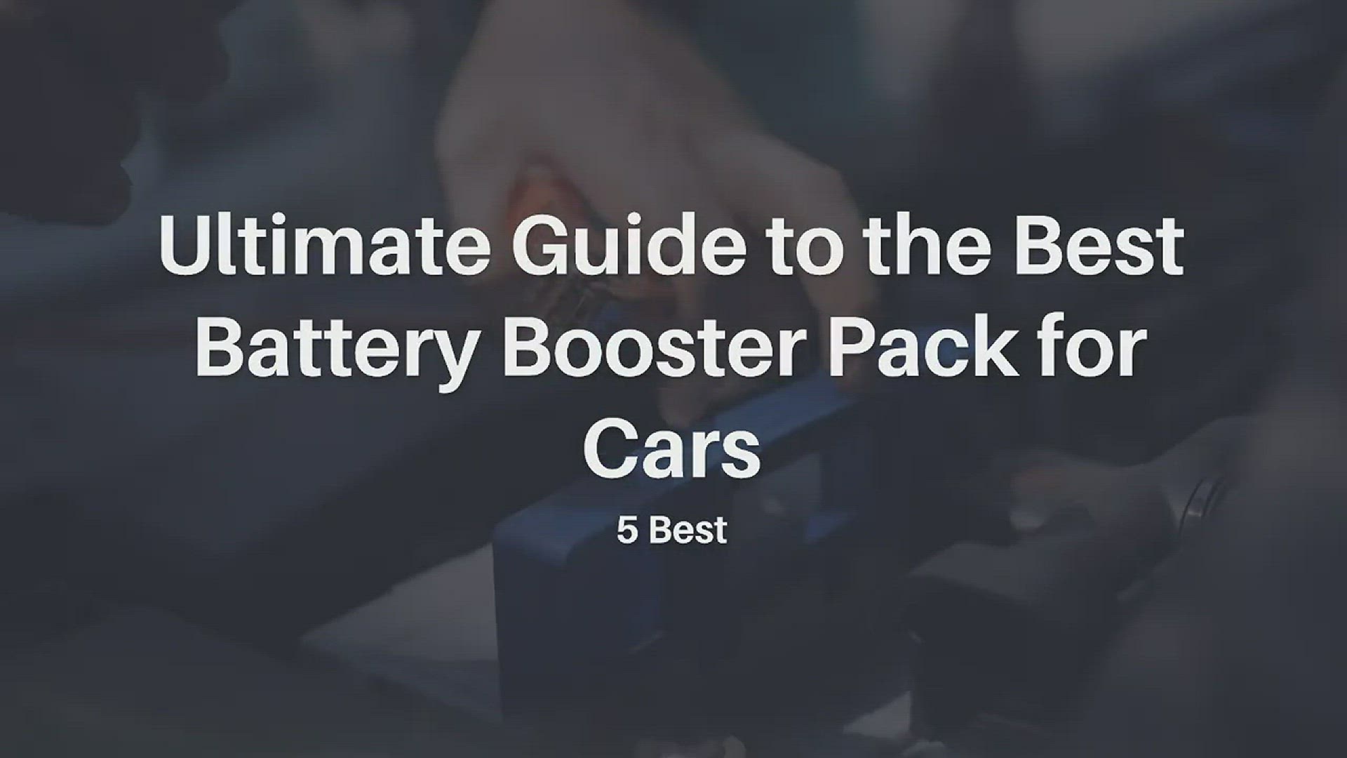 Video thumbnail for Best_Battery_Booster_Pack