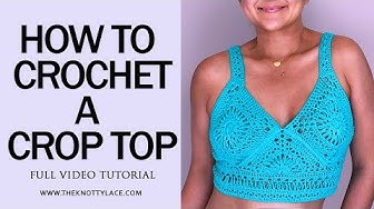 How To Crochet A Crop Top With Squares