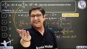 Video thumbnail for statistics lecture 2 by sachin sir arjuna batch physwallah //#physicswallah #nothingphone1