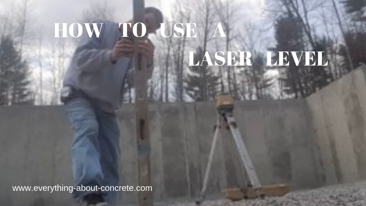 'Video thumbnail for How to use a Laser Level'