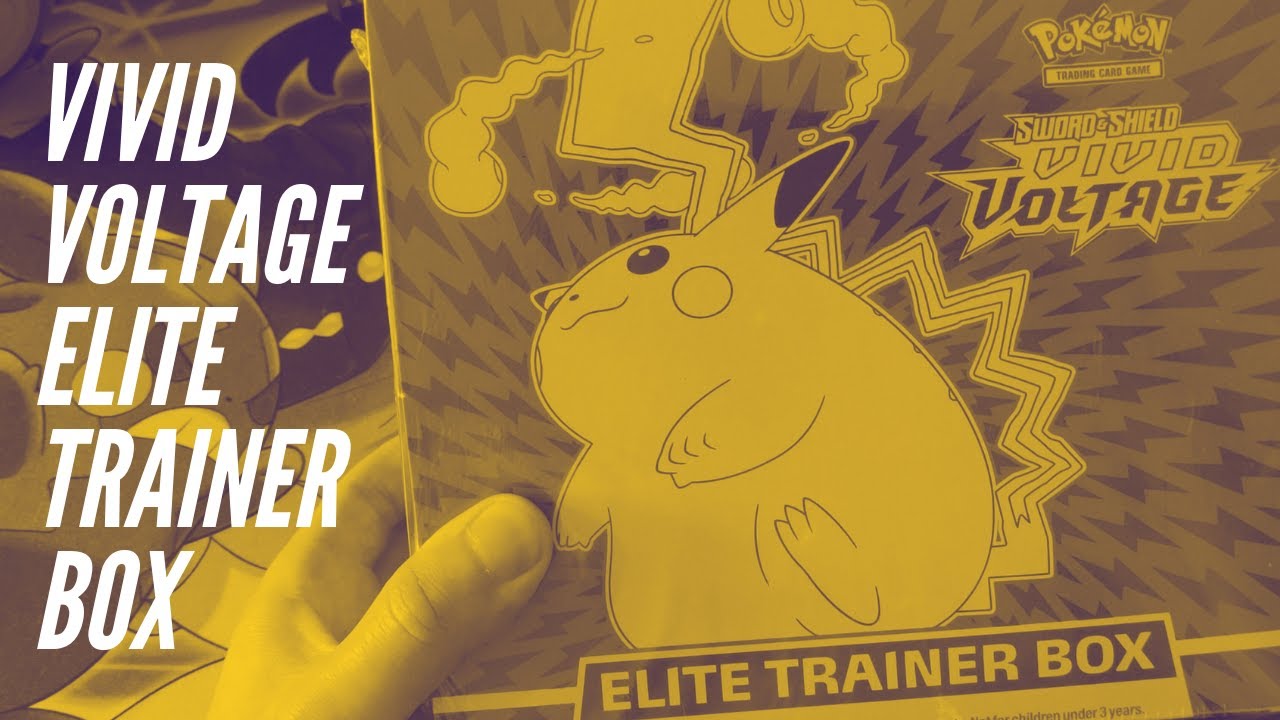 Video thumbnail for Pokémon Vivid Voltage Elite Trainer Box Opening *NEW*
