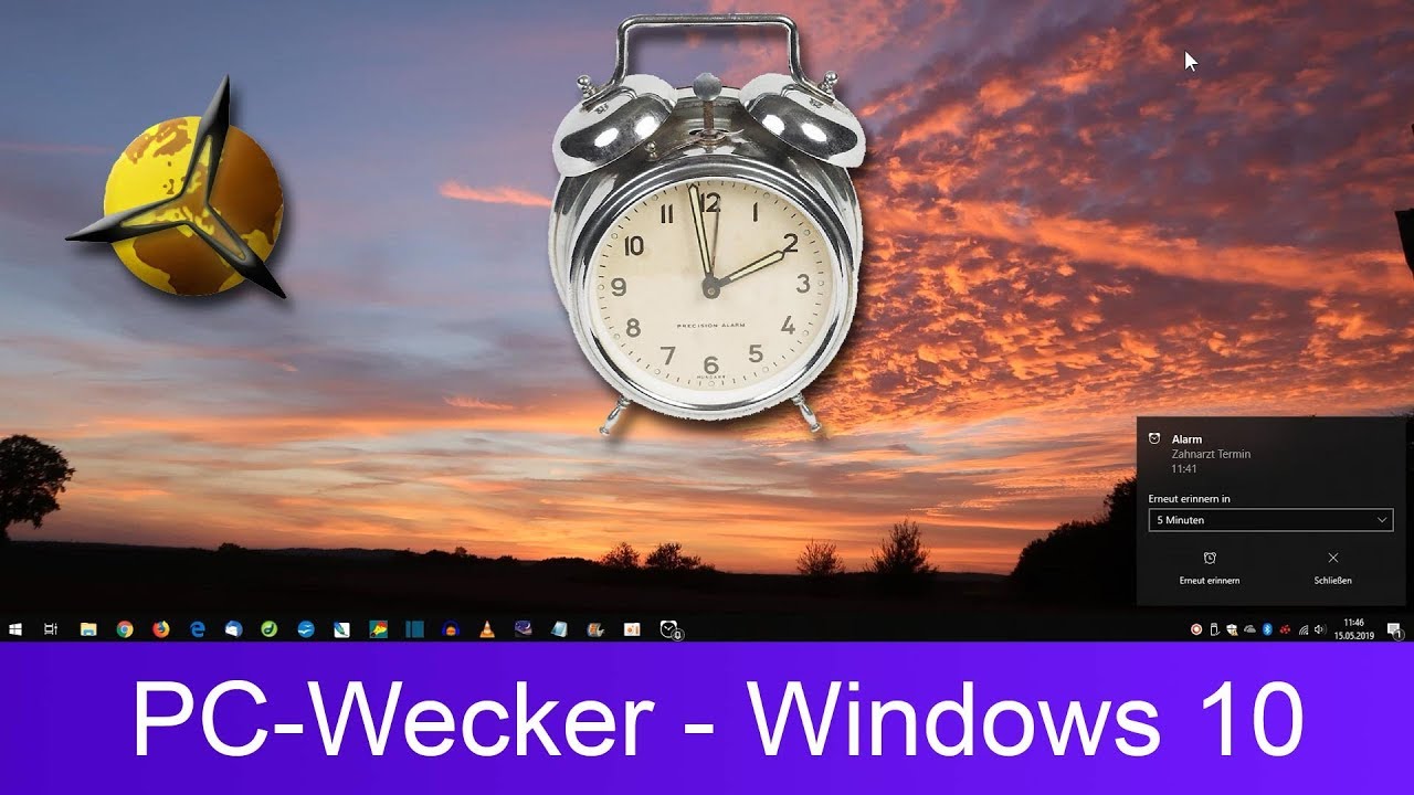 'Video thumbnail for PC-Wecker (Alarm) einstellen / verwenden - Windows 10'