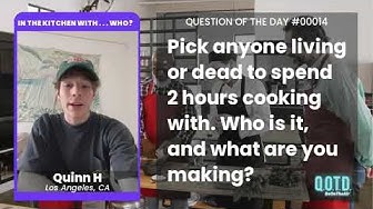 Video thumbnail for Quinn is cooking with Ratatouille's chef Gustavo. Anyone can cook!