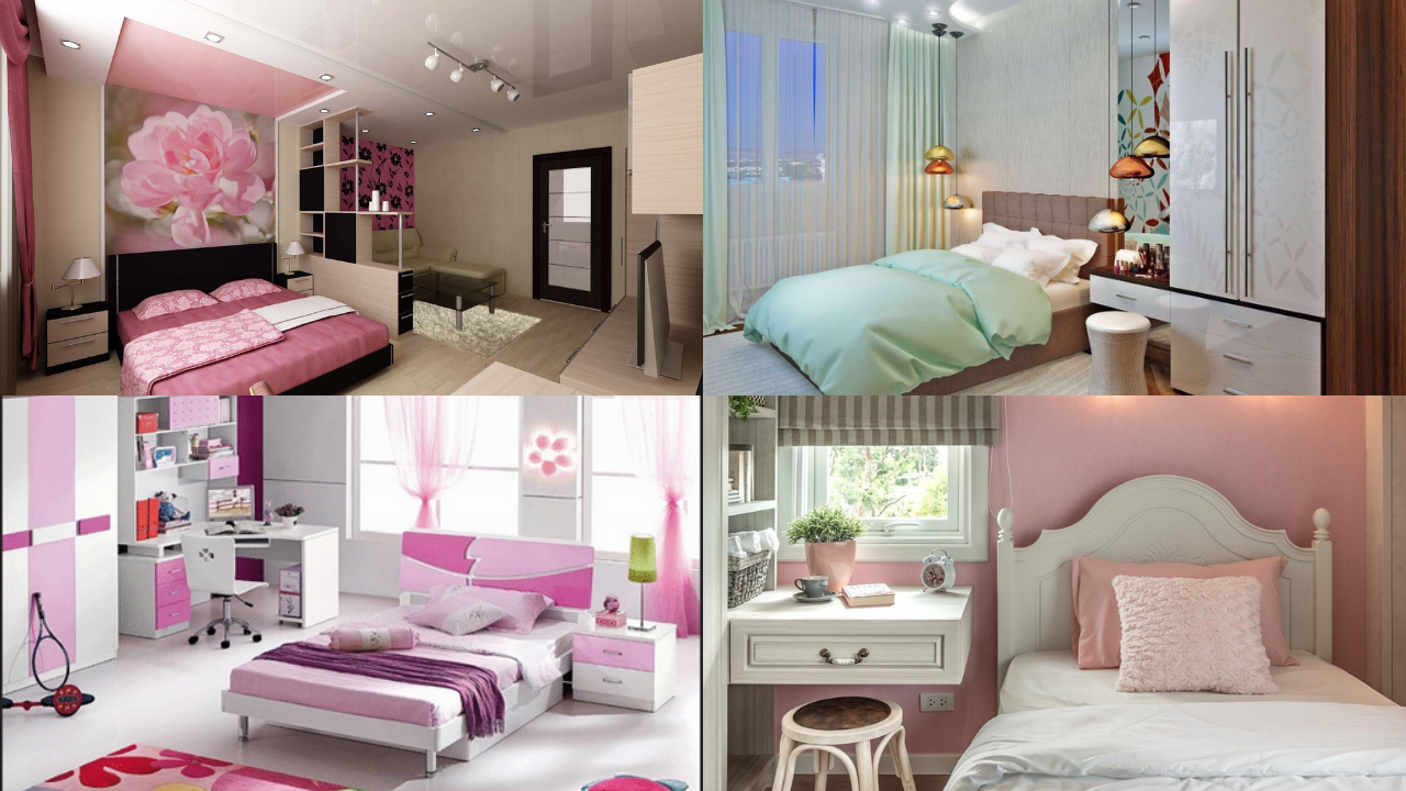 'Video thumbnail for women's bedroom ideas for small rooms | small bedroom decorating ideas for a single woman'