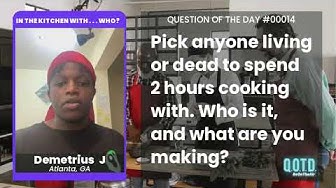 Video thumbnail for Demetrius wants to make Haitian food with his grandma. Great answer!