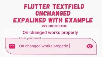 'Video thumbnail for Flutter Tutorial: Flutter Textfield OnChanged'