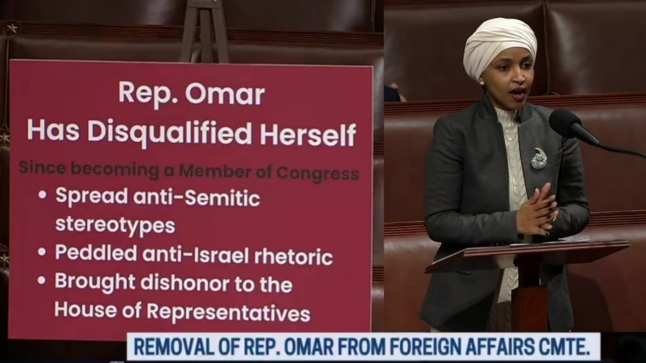 Video thumbnail for Republicans argue for removing Ilhan Omar from House foreign affairs committee