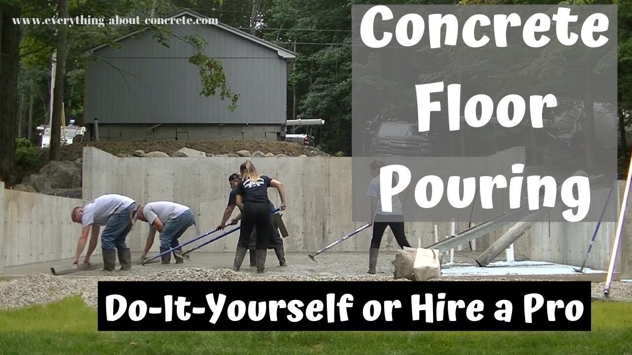 'Video thumbnail for Beginners Guide To Pouring Concrete Floors'