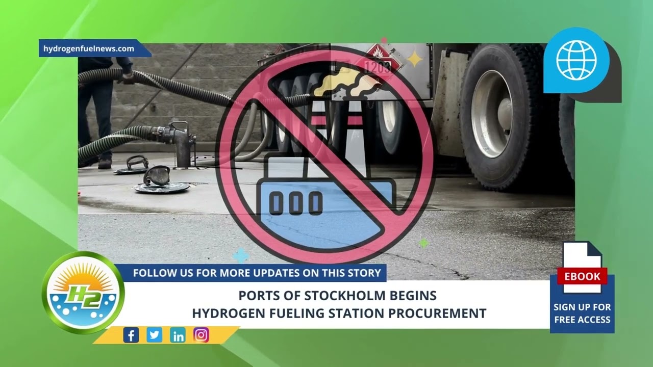 'Video thumbnail for Ports of Stockholm begins hydrogen fueling station procurement'