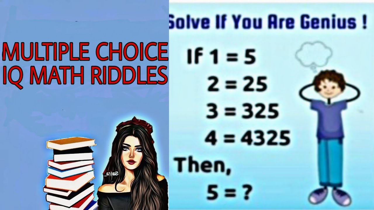 'Video thumbnail for Synthetic of Multiple choice IQ Math knowledge Riddles | Vu Giang Channel'