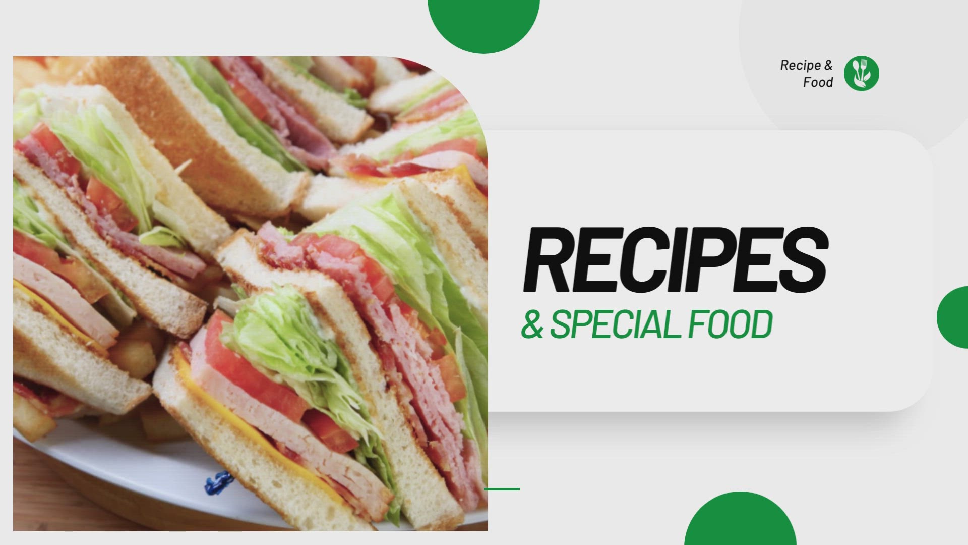 'Video thumbnail for Club Sandwich Recipe'