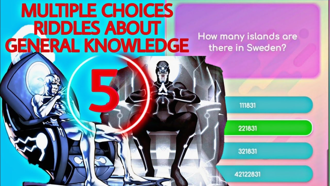 'Video thumbnail for Synthesis of Multiple choice Riddles about General knowledge #5 | Vu Giang Channel'