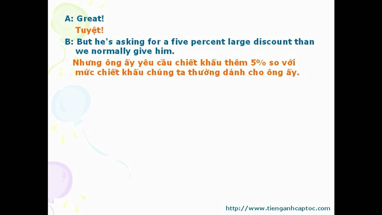 'Video thumbnail for English for Trade, Finance, and Bank Unit 22 - Dialogue 001'