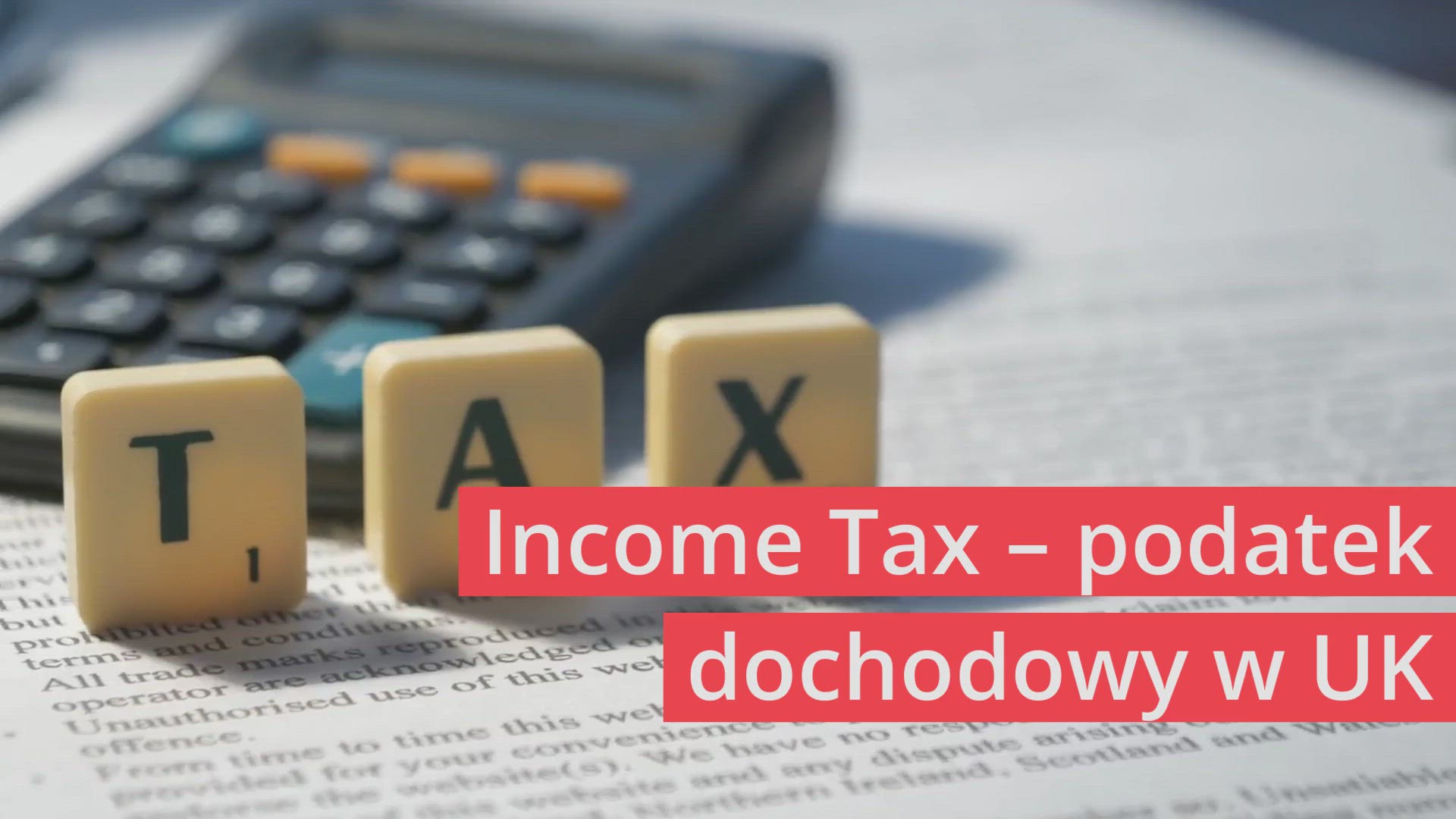 Video thumbnail for Income Tax - podatek dochodowy w UK