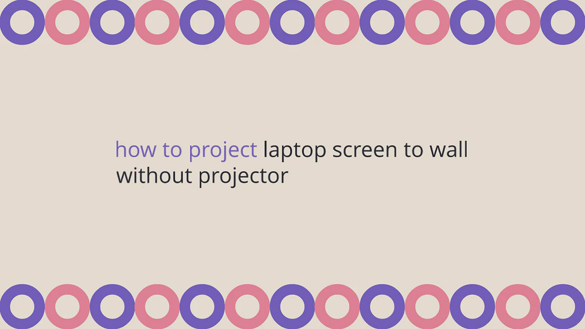 Video thumbnail for How To Project Laptop Screen To Wall Without Projector(Answered2023)
