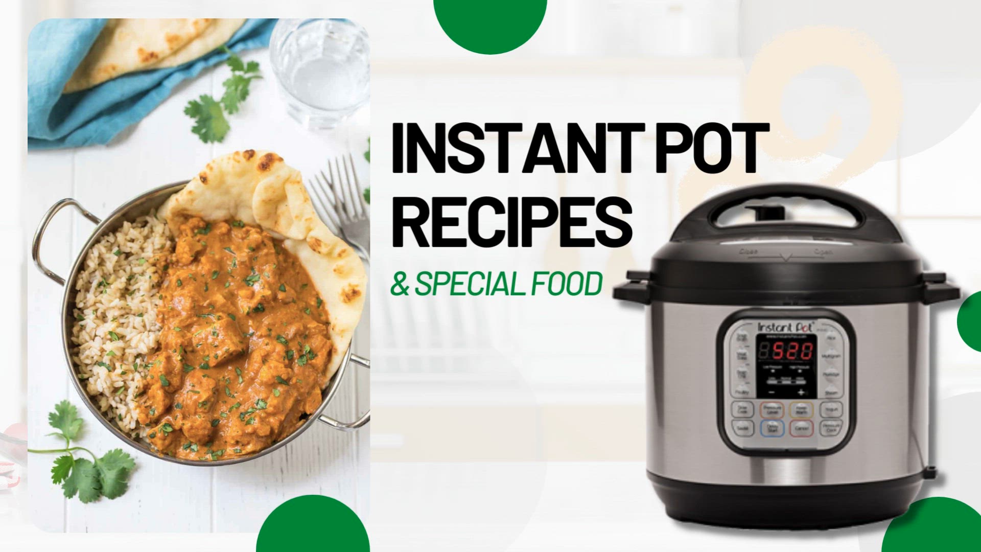 'Video thumbnail for Instant Pot Recipe  Butter Chicken'